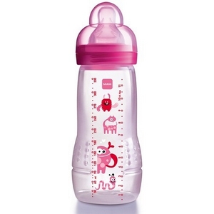 MAM Baby Bottle sutteflaske, 330 ml., BPA fri, pige